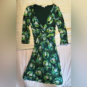 Boden Green Wrap Dress